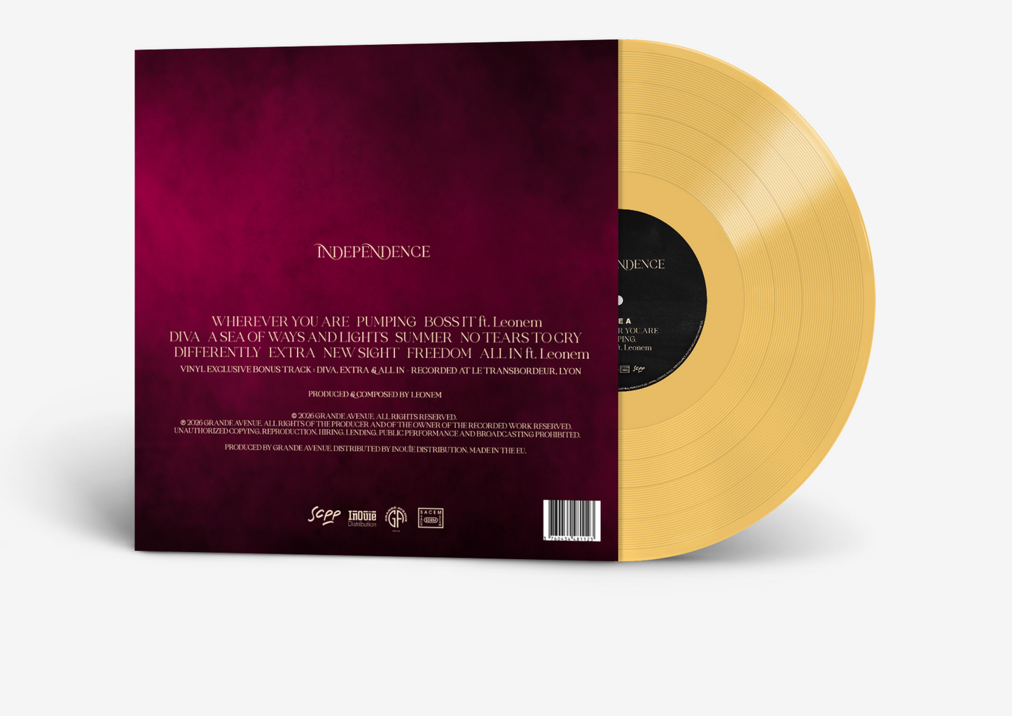Double LP 33T "Independence" - Edition Collector