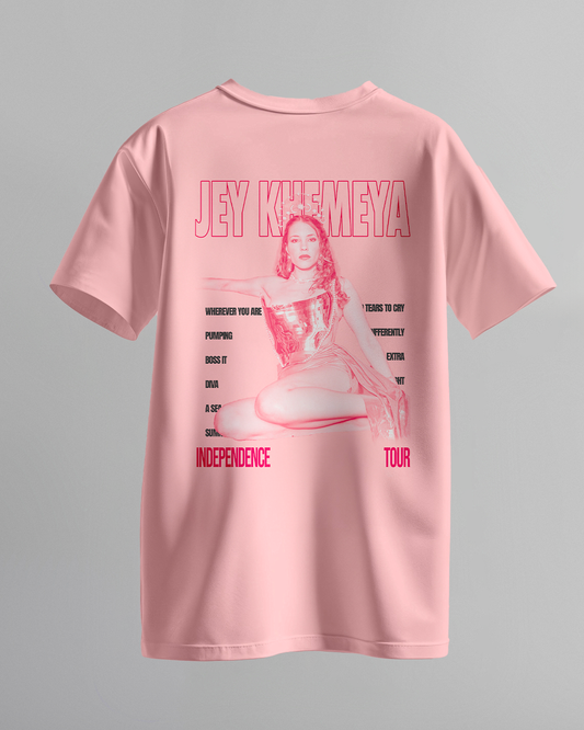 T-SHIRT PINK "INDEPENDENCE TOUR"