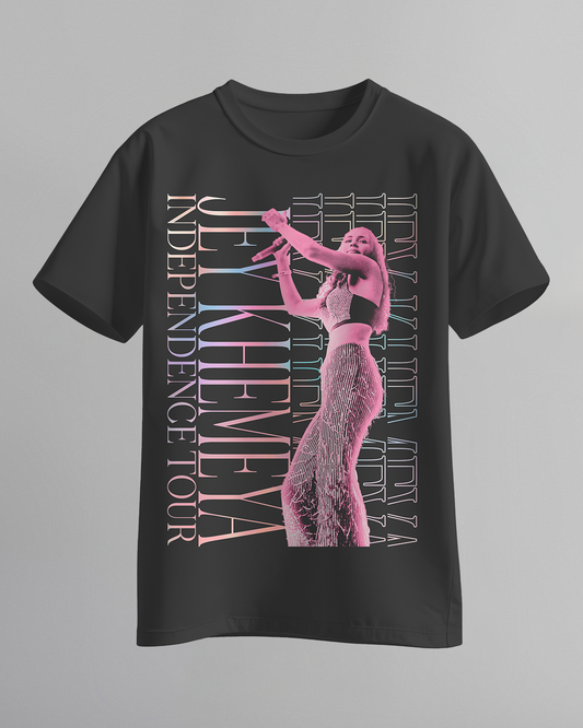 T-SHIRT BLACK "INDEPENDENCE TOUR"